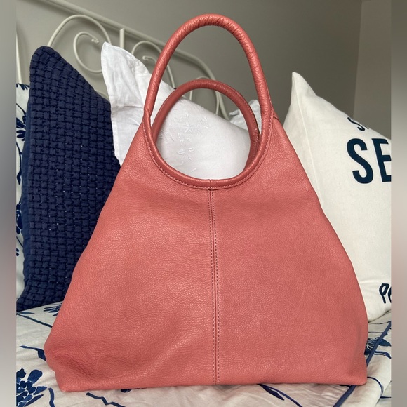 Talbots Pink Leather Tote Bag - Picture 2 of 9